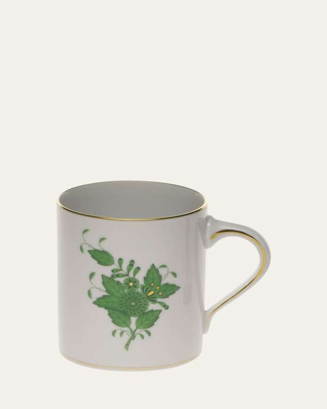 Chinese Bouquet Green Coffee Mug
